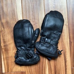 Swany Toaster leather mittens with liners size S